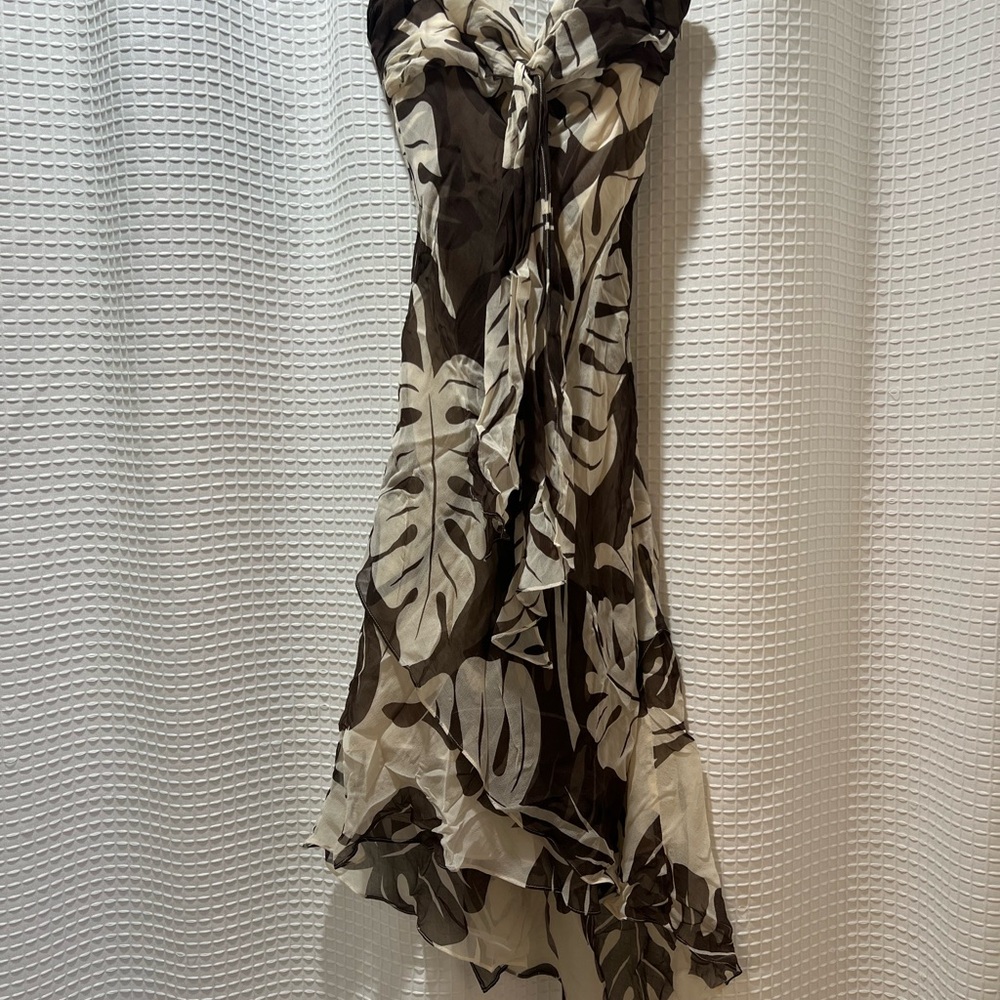 BCBGMaxAzria Cream Elegant Dress